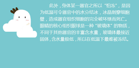 告訴你個“小秘密”：為什么眼睛不怕冷？